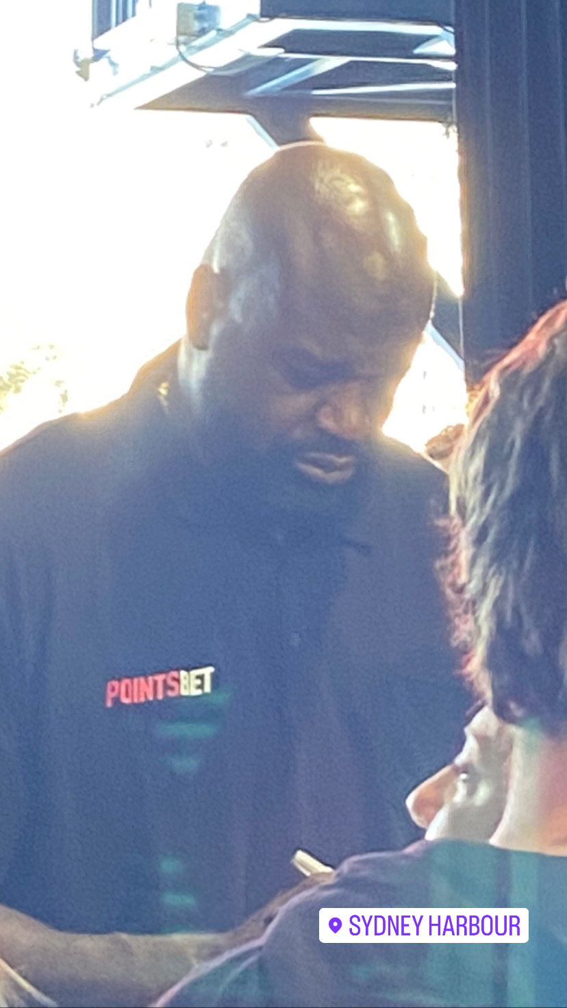 Shaq — Sydney Harbour