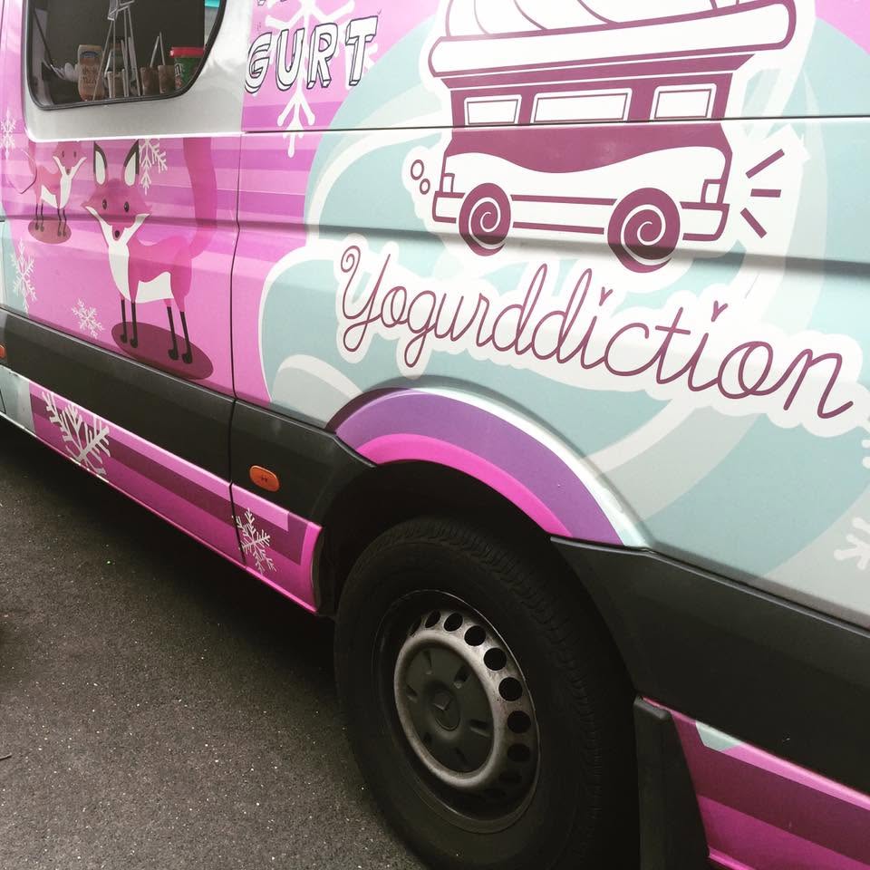 Yogurddiction — Wordmark & Fox Detail