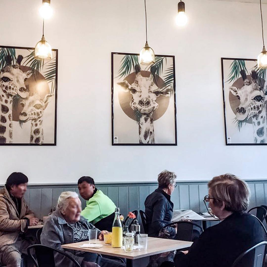 Giraffe Cafe — Installed