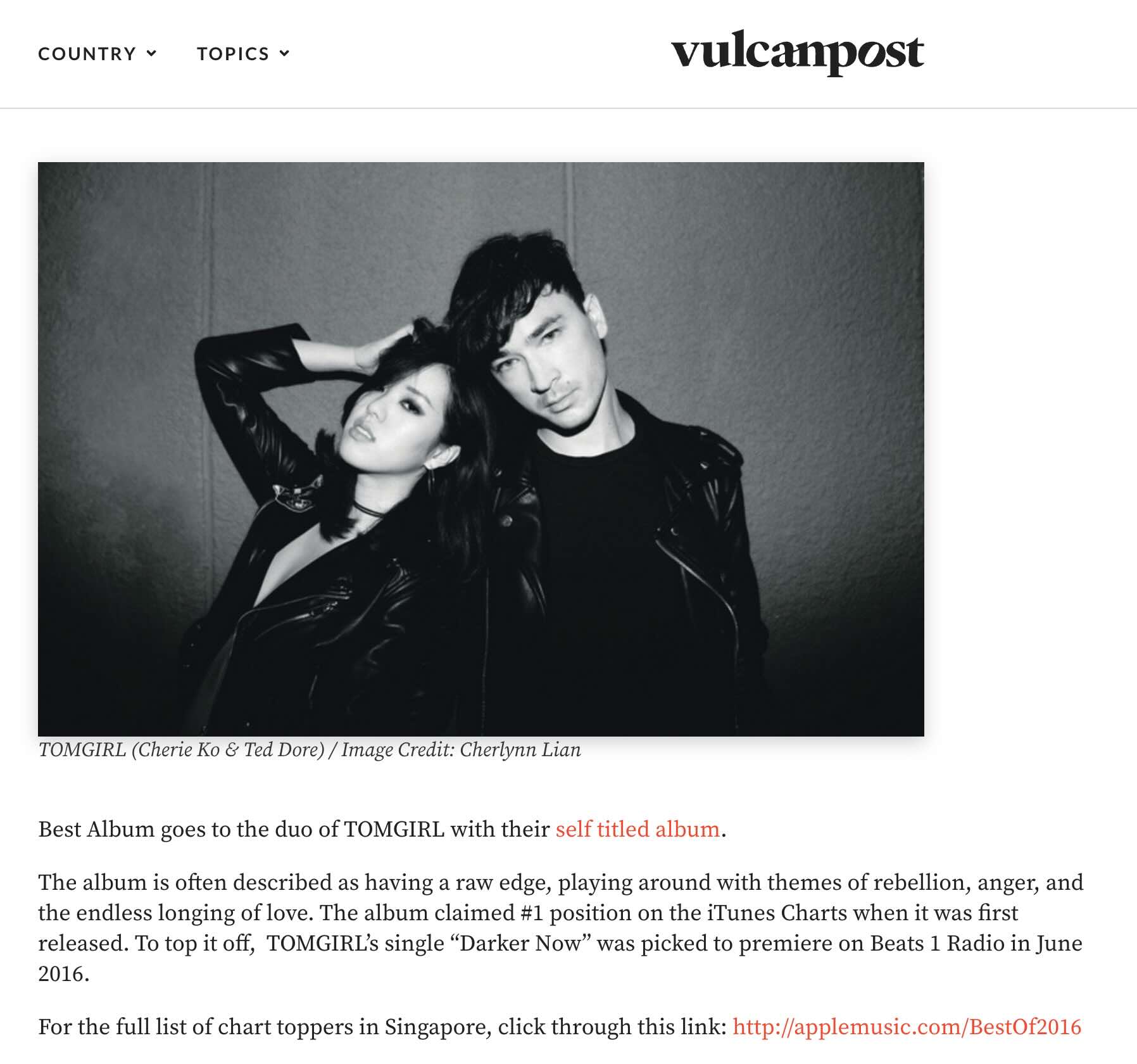 Vulcanpost — Best Album 2016
