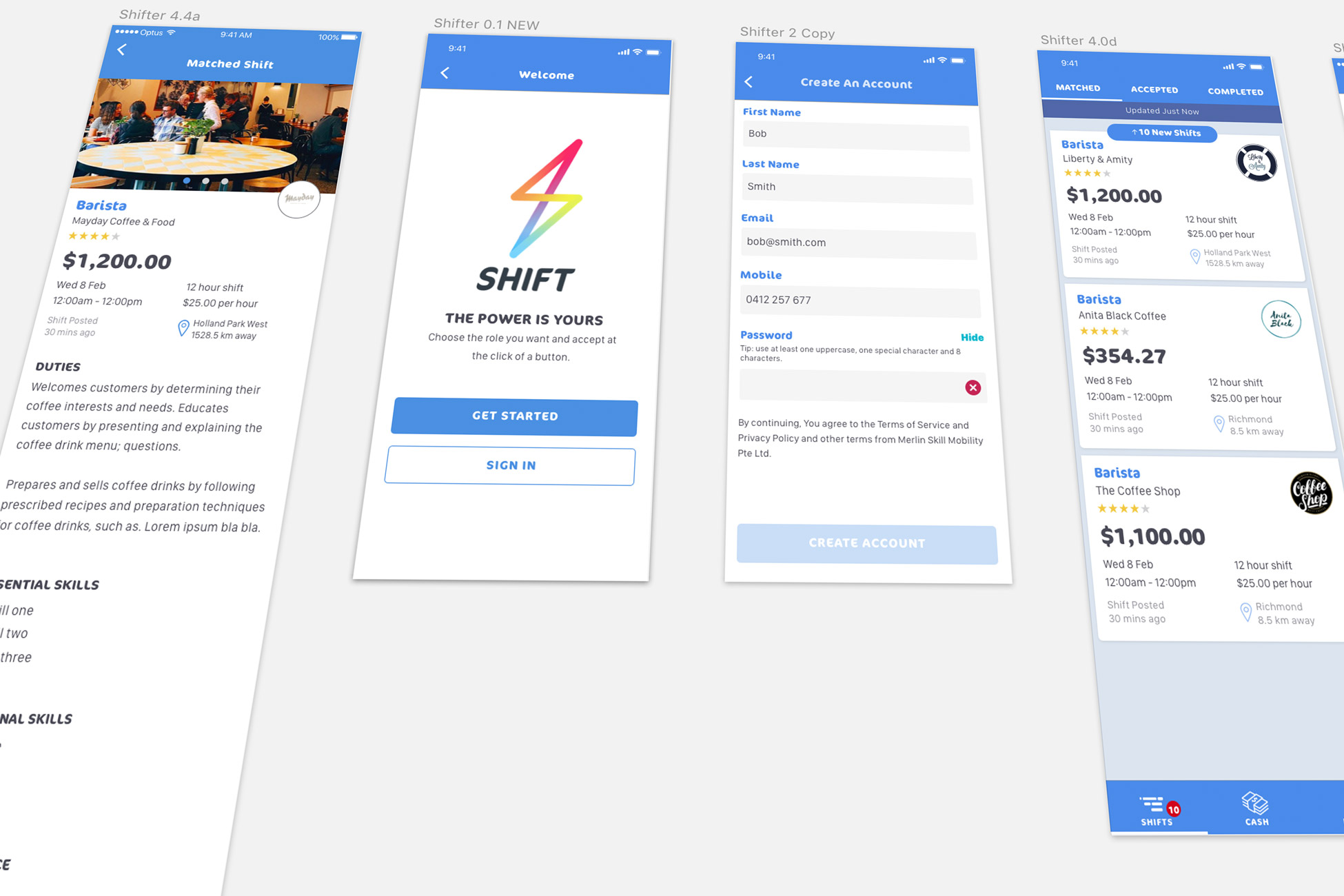 SHIFT — Screen 3