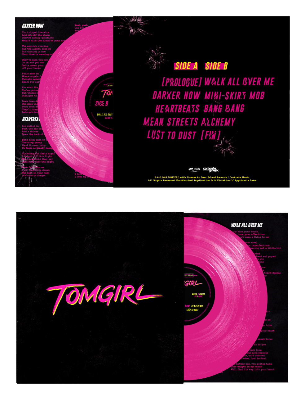 TOMGIRL — Vinyl Artwork