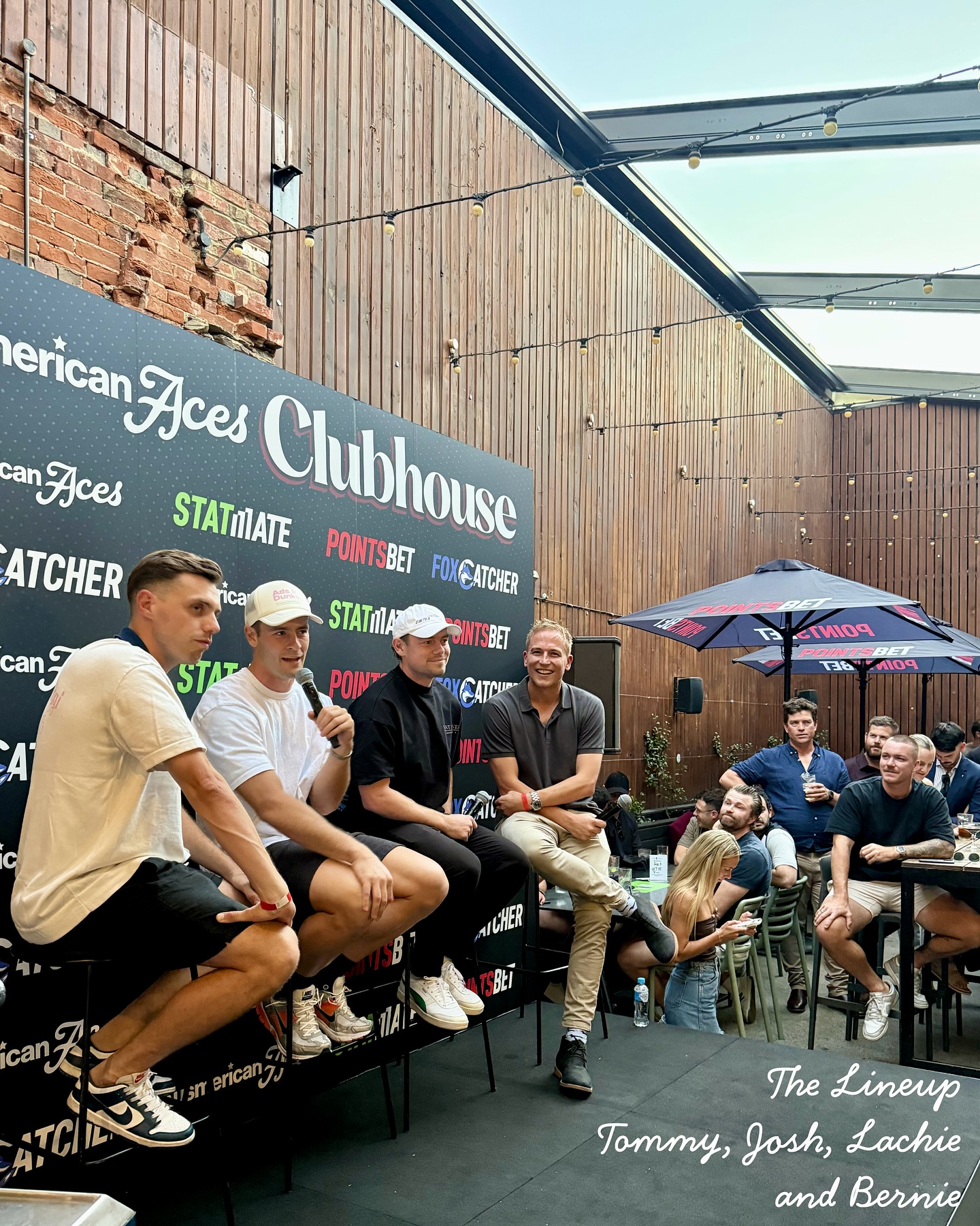 The Lineup — Tommy, Josh, Lachie and Bernie